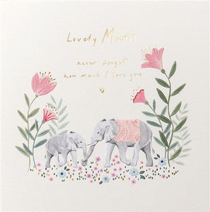 Elephants Mothers Day Card