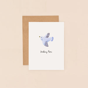 Seagull Sending Love Mini Card