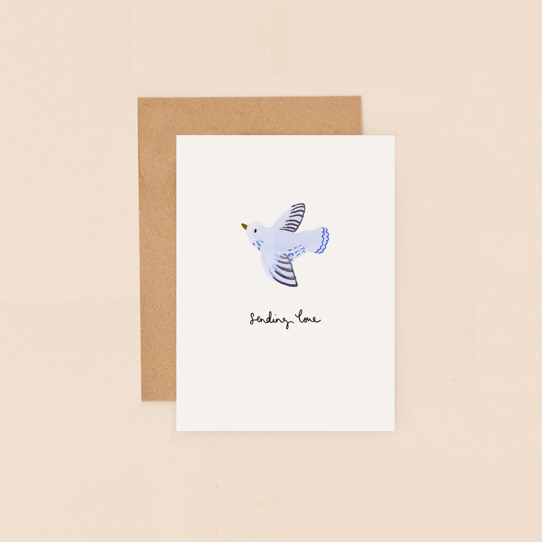 Seagull Sending Love Mini Card