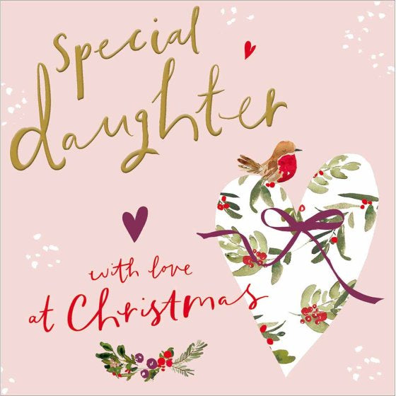 Special Daughter Christmas Card