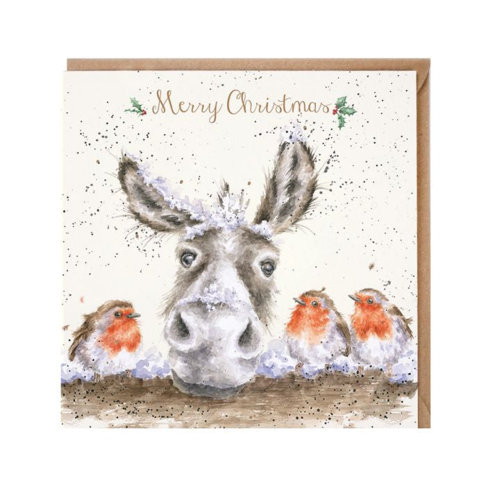 Christmas Donkey Card by Wrendale