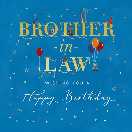 Brother-in-Law Birthday Card