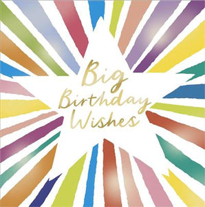Big Birthday Wishes Birthday Card