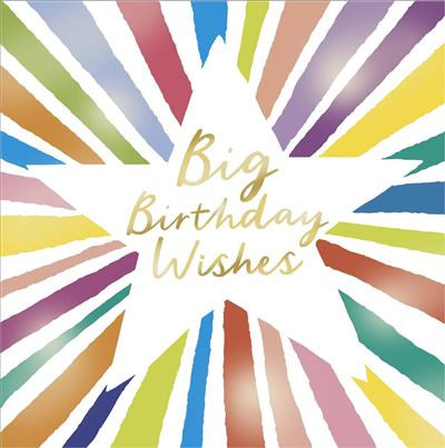 Big Birthday Wishes Birthday Card