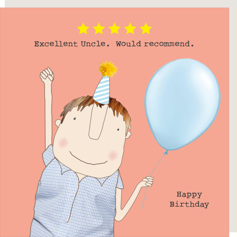 Five Star Uncle Card By RosieMadeAThingp