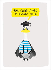 Duck Graduation Card