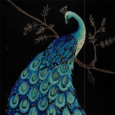 Peacock Blank Card