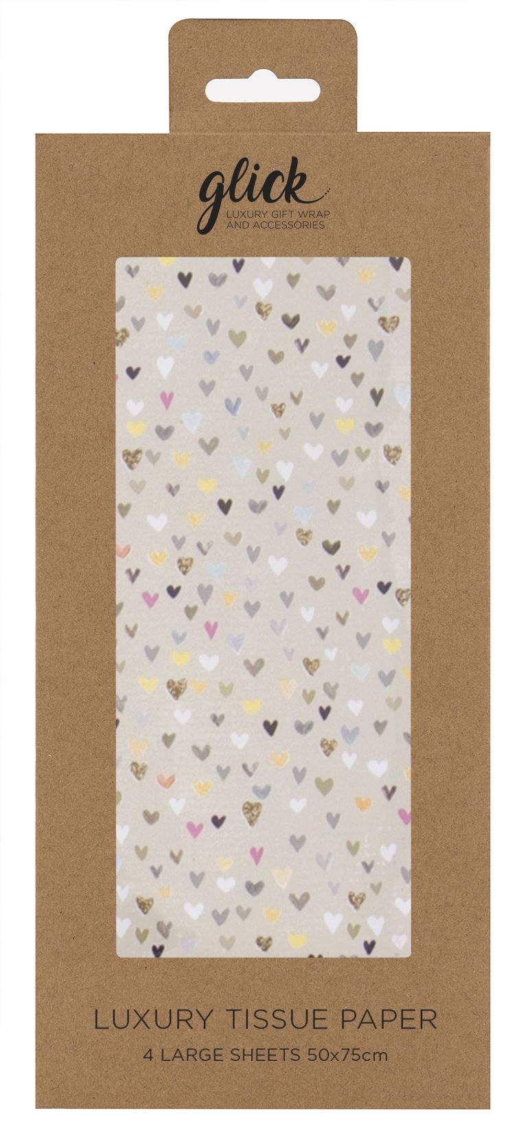 Hearts Tissue Paper