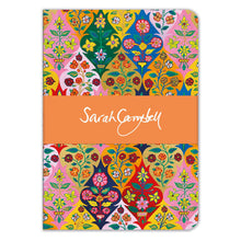 Load image into Gallery viewer, Sarah Campbell Colourful A5 Notebook
