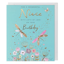 Load image into Gallery viewer, Niece Dragonflies Birthday Card
