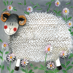 Daisy Sheep Blank Card