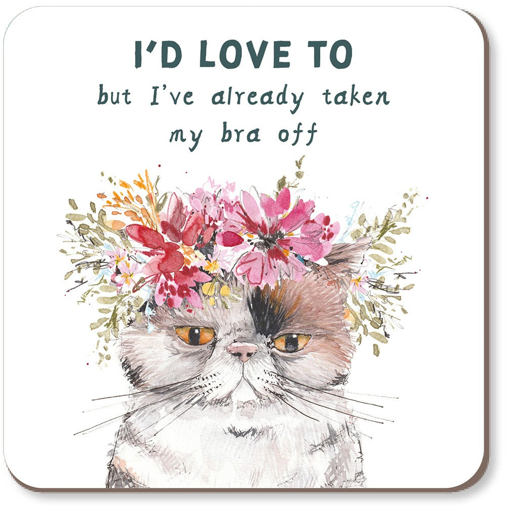 Taken My Bra Off Coaster By RosieMadeAThing