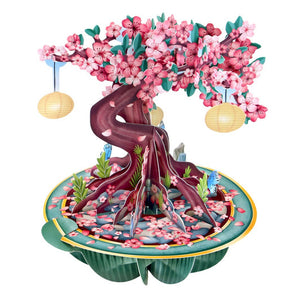 Cherry Blossom Pirouettes 3D Card