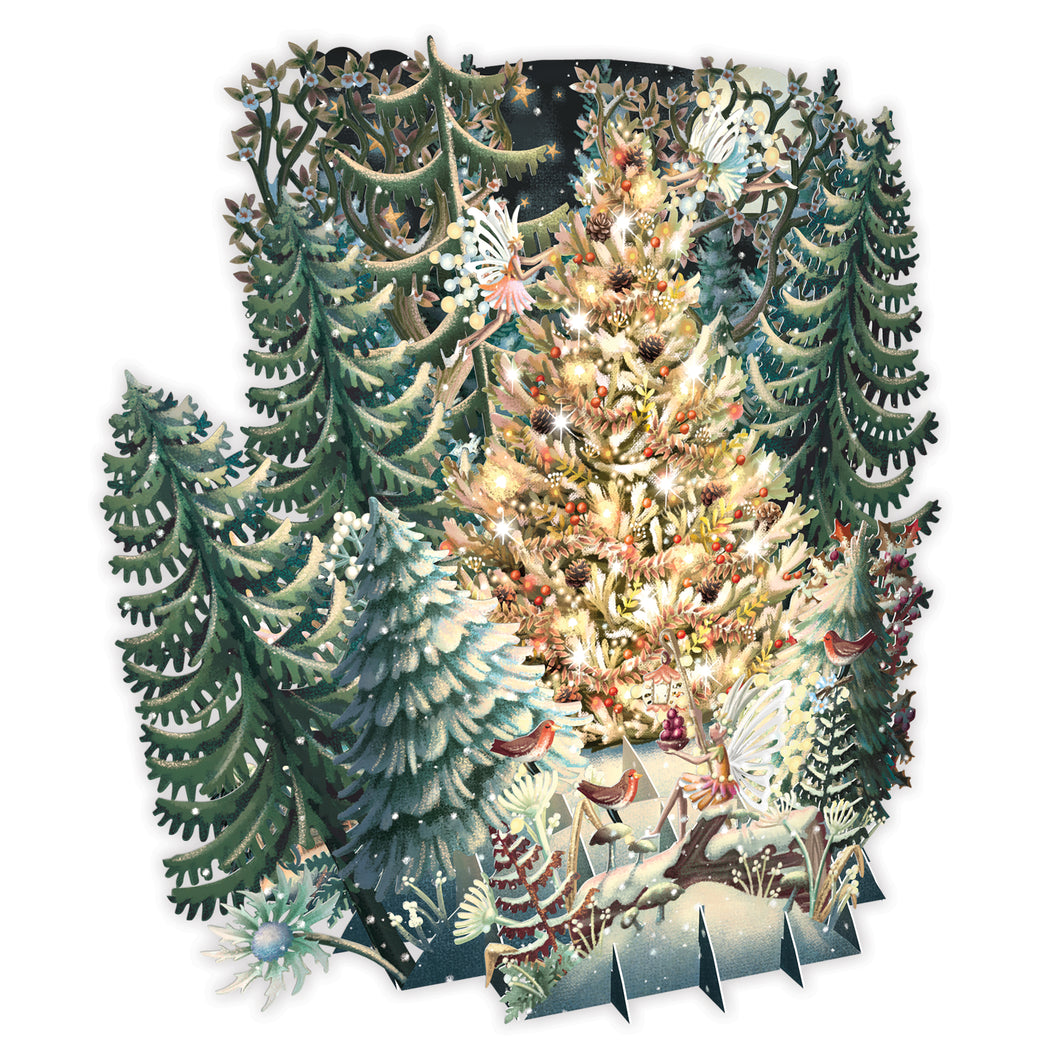 3D Stand Up & Stand Out Trees Christmas Card