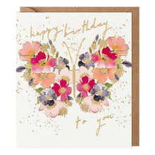 Load image into Gallery viewer, Butterfly Birthday Card
