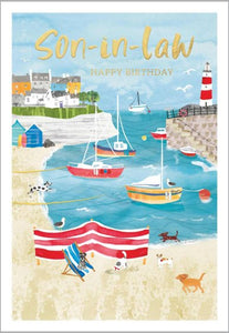 Boat Harbour Son-In-Law Birthday Card