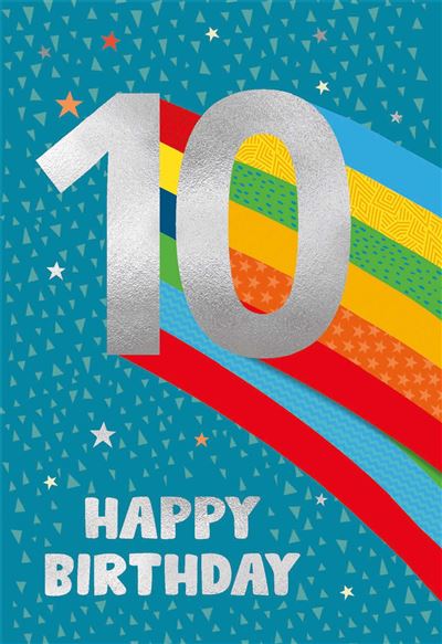 10th Birthday Card