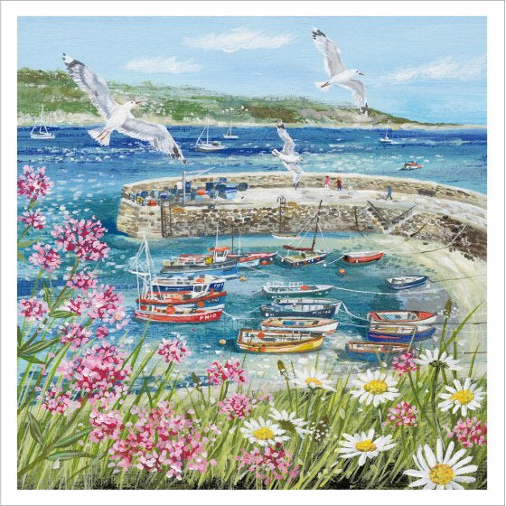 Seagull Harbour Blank Card