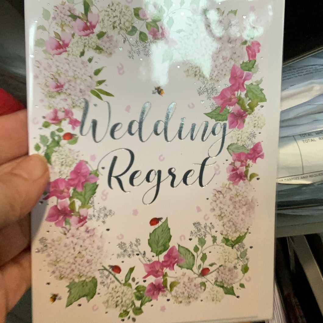 Wedding Regret Card