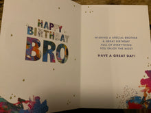 Load image into Gallery viewer, Brother Bro Birthday Card
