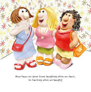 Farting When You Laugh Humour Birthday Card