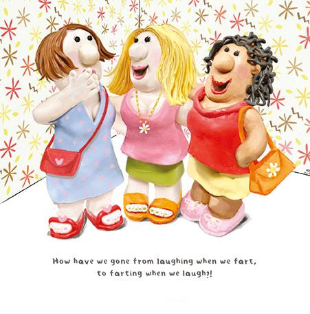 Farting When You Laugh Humour Birthday Card