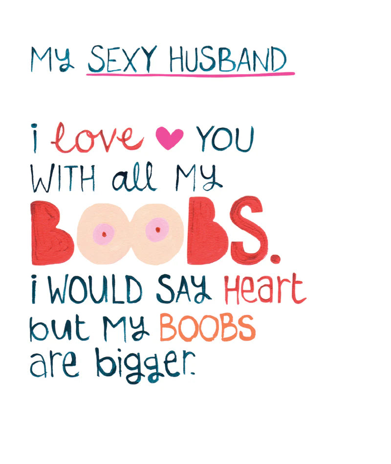 Sexy Husband Birthday Card