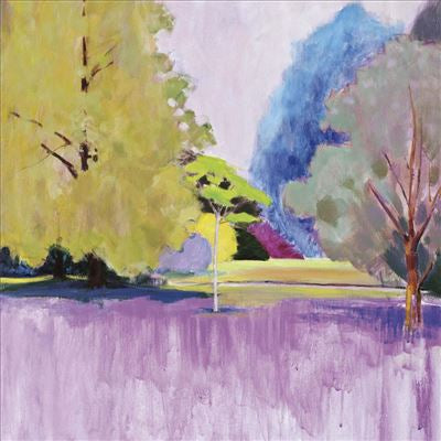 Watercolour Trees Blank Card