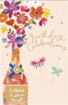 Birthday Bubbles Birthday Card