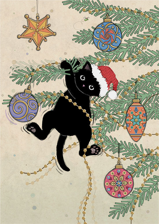 Christmas Kitty Christmas Card