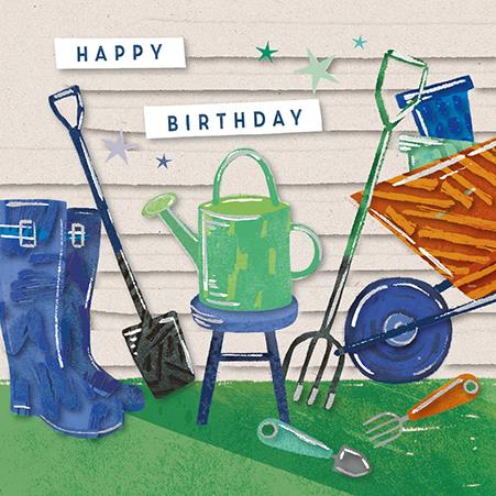 Gardening  Birthday Card