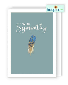 Feather Sympathy Card