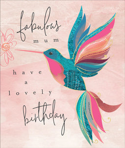 Hummingbird Mum Birthday Card