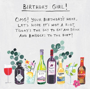 Birthday Girl Birthday Card