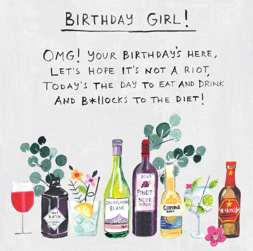 Birthday Girl Birthday Card