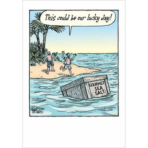 Seasalt Castaway Humour Blank Card