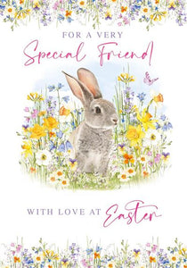 Bunny Meadow Special Friend Easter Card
