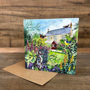 Cottage Garden Blank Card