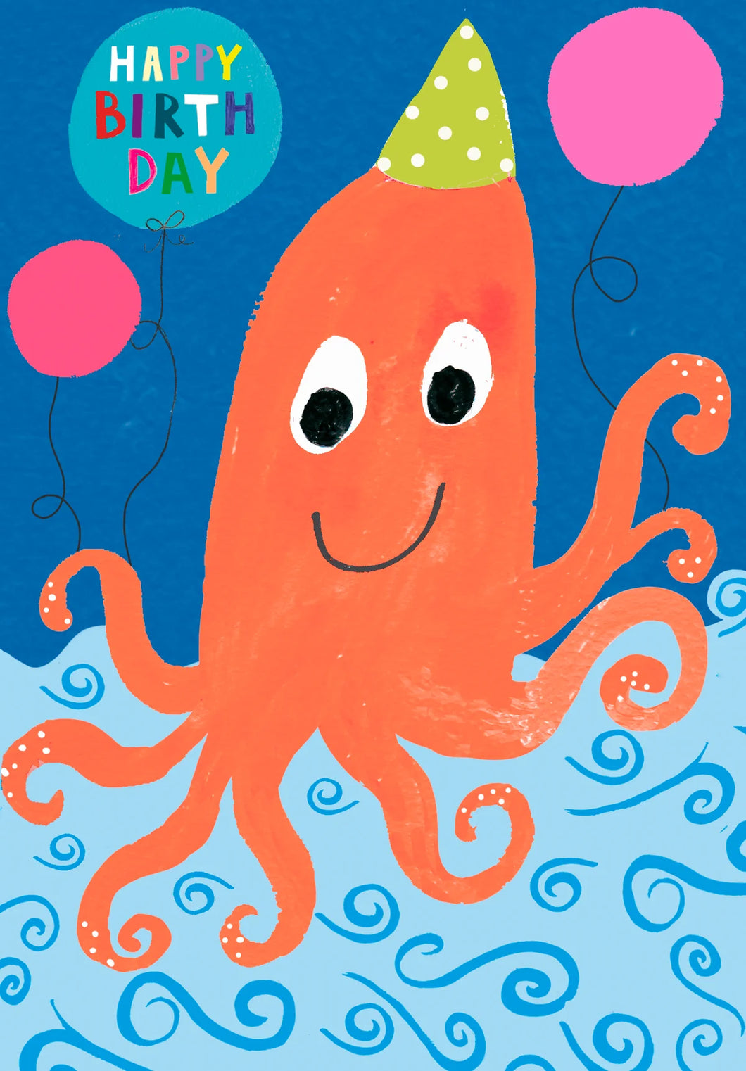 Octopus Birthday Card