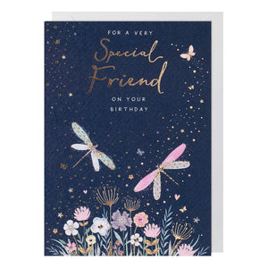 Dragonflies Special Friend Birthday Card