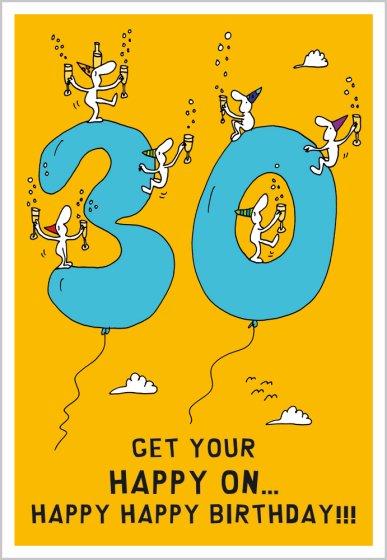 30th Birthday Card
