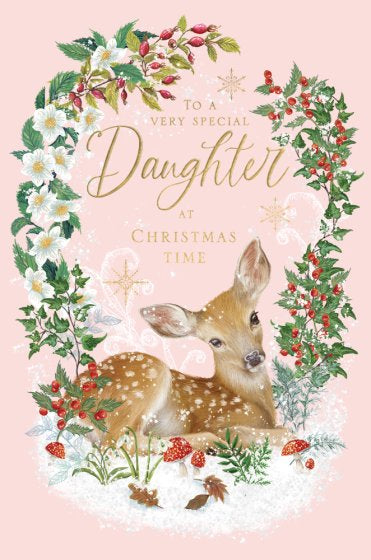 Fawn Daughter  Christmas Card