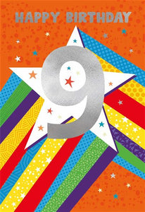 9th Birthday Card