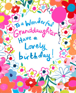 Granddaughter Birthday Card