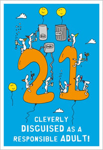21st Birthday Card