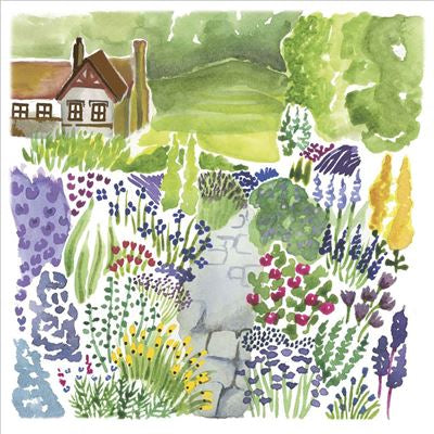 Cottage Garden Blank Card