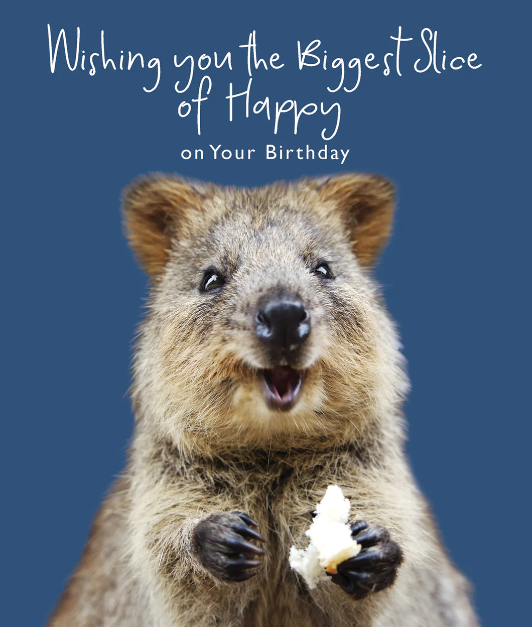 ‘Biggest slice of happy’  Quokka Birthday Card