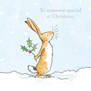 Someone Special Rabbit Christmas Card
