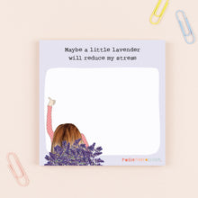 Load image into Gallery viewer, Lavender Sticky Jot By RosieMadeAThing
