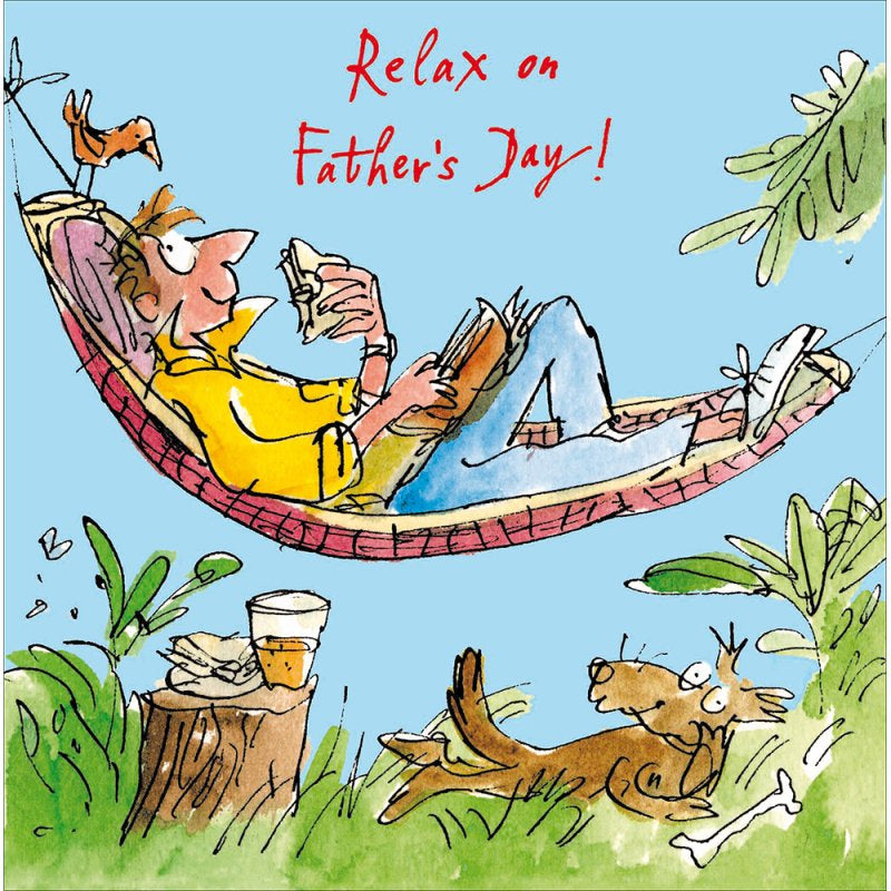 Relax On Father’s Day Card By Quentin Blake